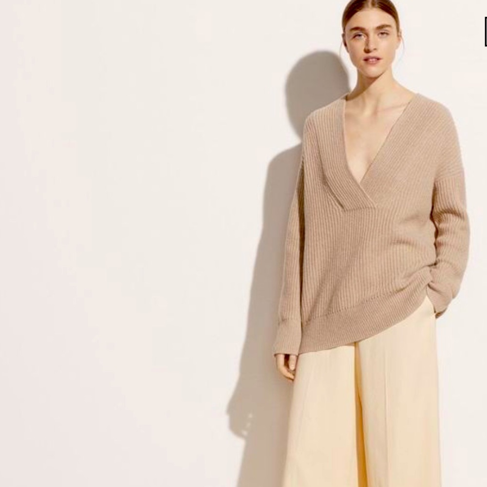 NWT Vince V Neck Sweater Size L